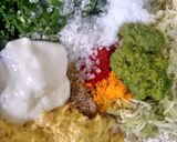 A picture of step 2 of Mix veg muthiya.