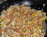 A picture of step 3 of Veg cheese sandwich.