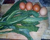 Foto del paso 1 de la receta: Tortilla de kale o col crespa