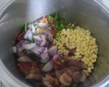 Foto del paso 3 de la receta: Arroz con maíz y lomo de cerdo ahumado