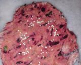 A picture of step 4 of Beetroot Paratha.