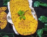 A picture of step 7 of Multigrain Mint Khakhra.