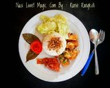 Foto langkah ke 3 dari resep Nasi Liwet Magic Com Sederhana.