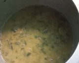 A picture of step 1 of Bathua ki daal.