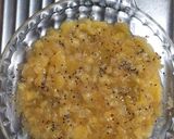 Foto del paso 4 de la receta Mermelada de kiwi amarillo (gold) y manzana sin azúcar en el microondas