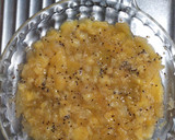 Foto del paso 4 de la receta: Mermelada de kiwi amarillo (gold) y manzana sin azúcar en el microondas