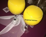 A picture of step 3 of Mango drink.