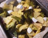 Foto del paso 2 de la receta: Pollo a la plancha con patatas y medallones de queso de cabra