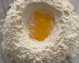 A picture of step 1 of Ravioli with Pumpkin Pasta and Ricotta Filling in Porcini Mushroom Béchamel.