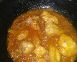 A picture of step 2 of Shaljum Palak chicken.