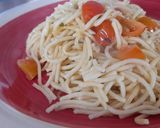 Foto del paso 1 de la receta: Tallarines con tomates salteados