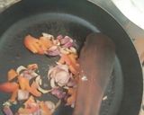 A picture of step 2 of Chips Masala.