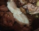 A picture of step 2 of Chicken Alu.