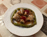 Foto del paso 6 de la receta: Rollitos de carne con trigueros y salsa de cebolla