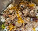 A picture of step 10 of Mutton Kaleji Biryani.