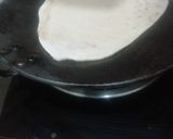 A picture of step 3 of Carrom Seeds Paratha with black chana chaat.