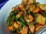 Udang Buncis Tahu Tumis Lada Hitam