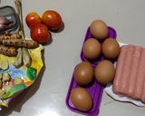 Foto langkah ke 1 dari resep Telur dan sosis bumbu bali.