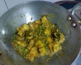 A picture of step 11 of The Benami Besan Mutter.