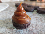 Conos de oreo y dulce de leche