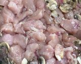 Foto del paso 5 de la receta: Pasta de pollo con champiñones 🍝
