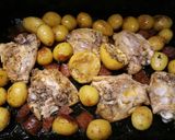 A picture of step 5 of Chorizo and lemon chicken.