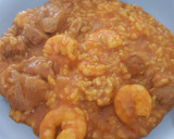 Foto del paso 8 de la receta: Arroz meloso con pavo y langostinos