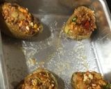 A picture of step 8 of Double Baked Potato-Egg Jackets.