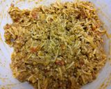 A picture of step 2 of Lee's Stuffed TexMex Bell Peppers.