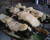 Foto del paso 10 de la receta: Calabacines🥒 con espinacas🌿, pasas de uva🍇 y queso🧀...🤔