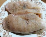 Csirkemell fűszeres sajtkabátban recept fázis 1 fotója