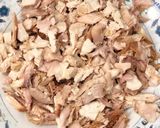 Foto del paso 1 de la receta: Coreanito relleno express con pollo reciclado