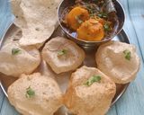 A picture of step 6 of Poori And Shaak.