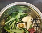 A picture of step 1 of Curry Leaves Rasam.