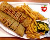A picture of step 6 of Chicken Shawarma Sandwiches.