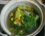 Foto langkah ke 11 dari resep Sayur Bayam [Vegetarian Safe].