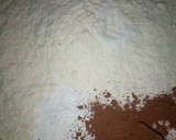 A picture of step 2 of Red Velvet cake(RVC).