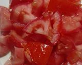 A picture of step 3 of Bhindi Chicken.