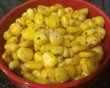 A picture of step 4 of Indo - Italian masala corn.