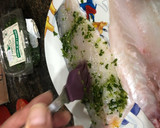 Foto del paso 6 de la receta: Filetes de lubina al horno con cebolla patata tomate natural y aderezo Vidalim