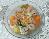 Foto langkah ke 2 dari resep Sop baso dan sambal.