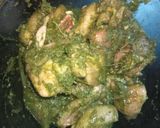 A picture of step 2 of Hyderabadi Chicken.