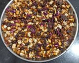 A picture of step 5 of Dry fruit and chocolate Chikki.