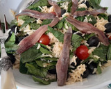 Foto del paso 4 de la receta: Ensalada templada de arroz y espinacas