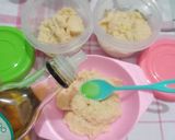 Foto langkah ke 6 dari resep BUBUR TIM CHEESY SALMON || Menu Lengkap 4 bintang ⭐⭐⭐⭐ 7 Month.