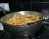A picture of step 5 of Royal Kashmiri pulav.
