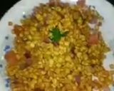 A picture of step 2 of Chatpati chana dal chaat.