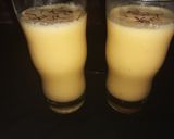 ম্যাঙ্গো ফ্লেভার্ড কেশর বাদাম লস্যি (Mango flavoured badam lassi recipe in Bengali) রেসিপির ধাপ 3 ছবি