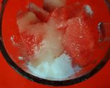 Une image de l'étape 2 de Granité pastèque 🍉 # juillet.