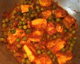 A picture of step 11 of Matar Paneer.
